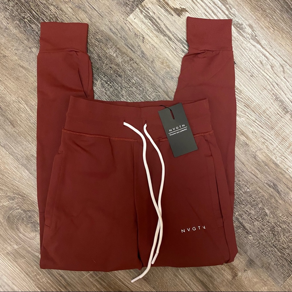 New NVGTN Maroon joggers - Picture 2 of 5